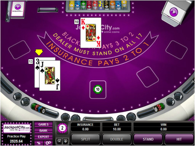 JackpotCity Casino Screenshot Table